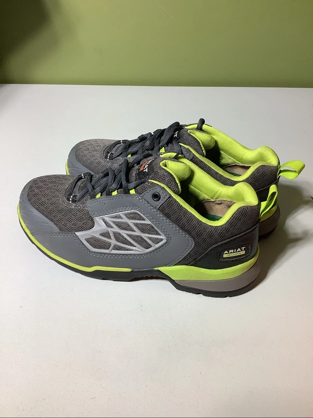 Ariat Rebar Giga Flex Composite Toe Work Shoe, size 8EE